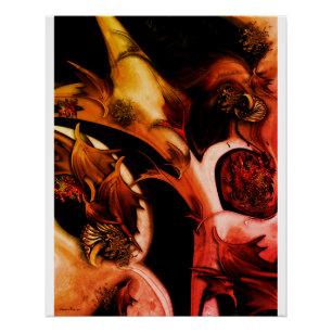 "Naturaleza yuxtapuesta", Poster brillante