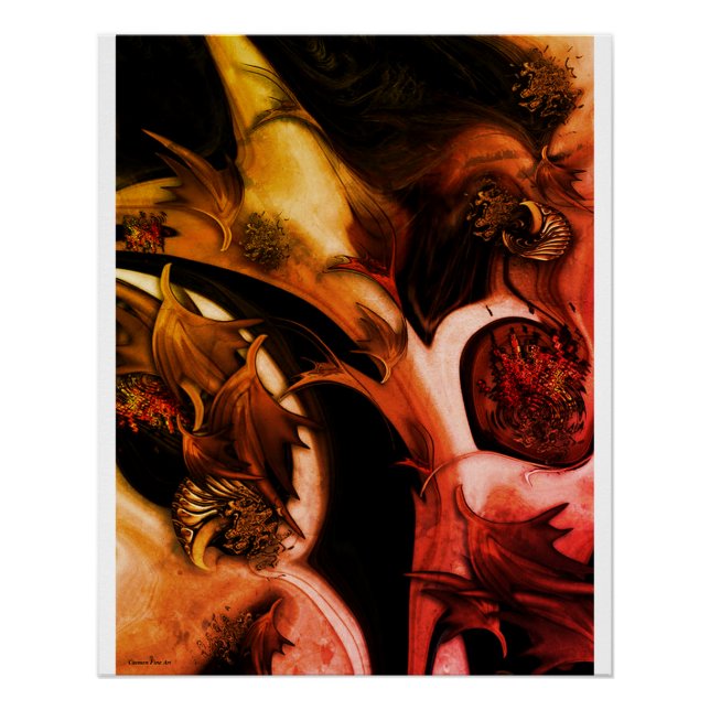 "Naturaleza yuxtapuesta", Poster brillante (Anverso)