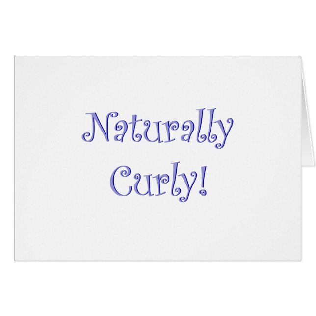 Naturally Curly Hair (Anverso (Horizontal))