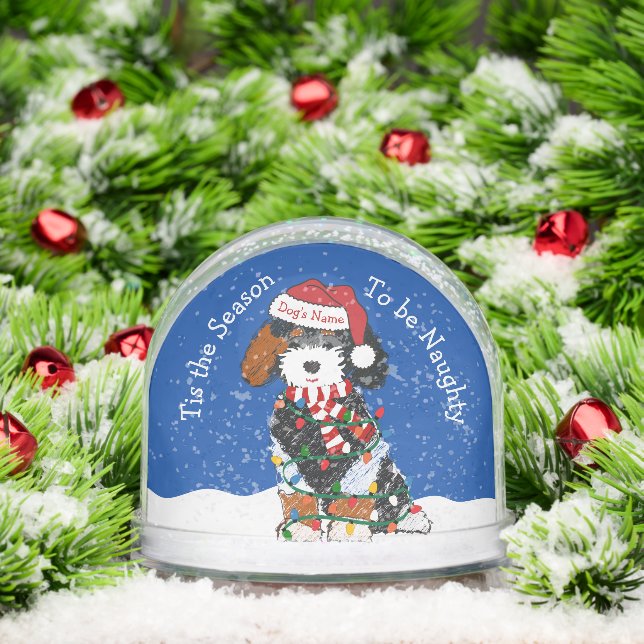 Naughty Bernedoodle personalizado (Navidad)