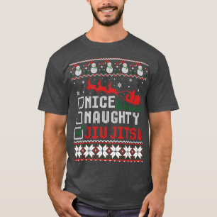 Naughty Jiu Jitsu Navidades feos Sweater