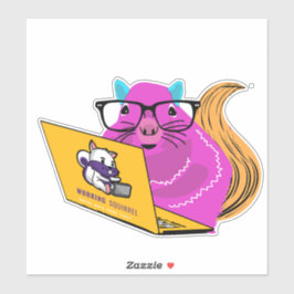 Naughty Squirrel #16 Pegatina