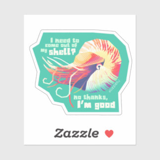 Náuseas de introvertebrado - pegatina pequeño