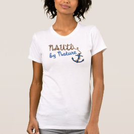 Nauti por la camiseta náutica del barco de la