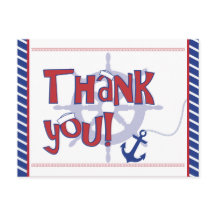 Náutica Gracias postales