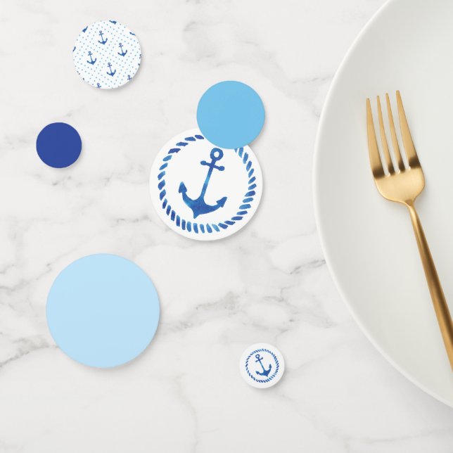 Nautical Anchor Confetti (Grupo)