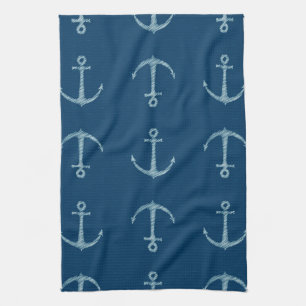 Nautical Anchor Vela Kitchen Dish Toalla