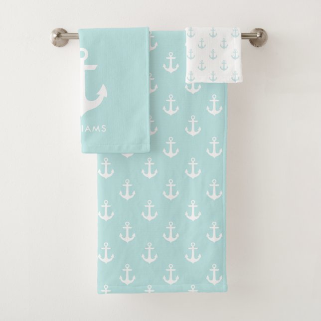 Nautical Blue Anchors (In situ)
