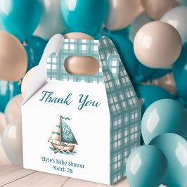 Nautical Blue "Oh, bebé" caja de regalo de Baby Sh