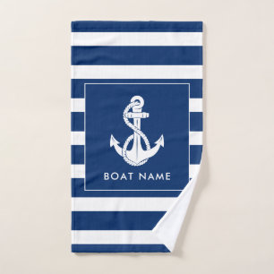 Nautical Boat Swag Ancla Blanca Personalizado