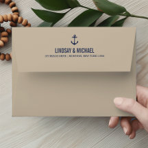 Náutico moderno | Tan con franja naval