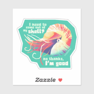 Nautilus de introvertebrado - pegatina medio