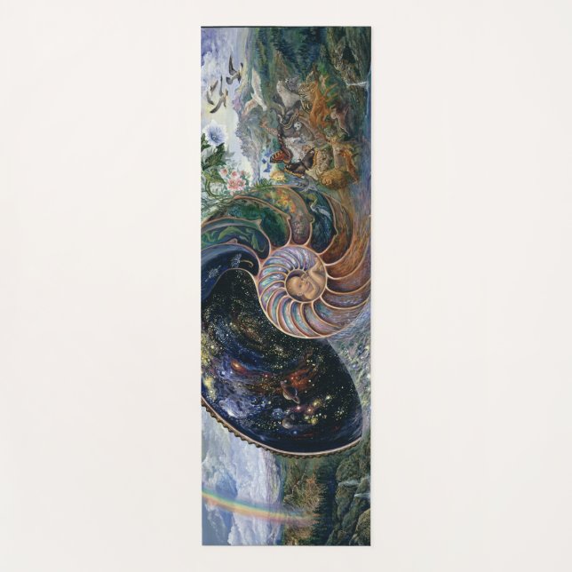 "Nautilus" por Josephine Wall Yoga Mat (Anverso)