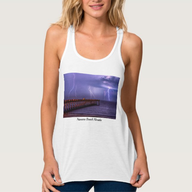 Navarre Florida Lightm Storm Tank Top (Anverso)