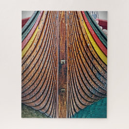 Nave de madera de Viking - 16x20 - rompecabezas de