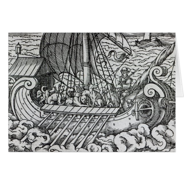 Nave de Viking (Anverso (Horizontal))