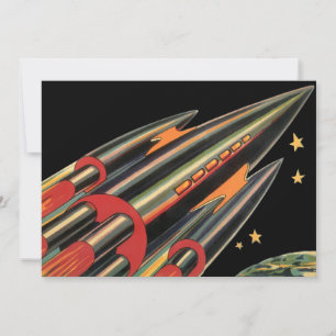 Nave espacial de ciencia ficción vintage por Space