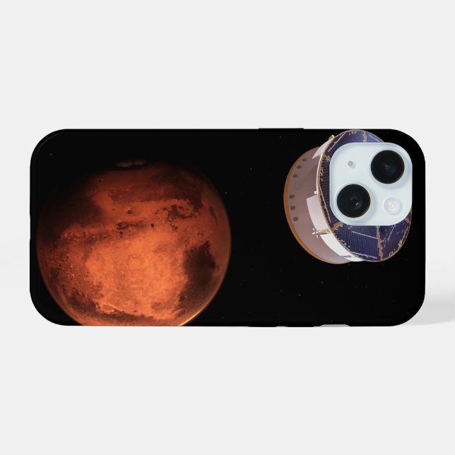 Nave espacial que transporta el rover Perseverance (Reverso Horizontal)