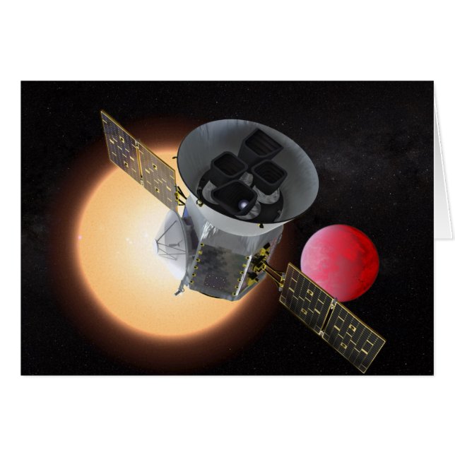 Nave espacial TESS Planet Hunter (Anverso (Horizontal))
