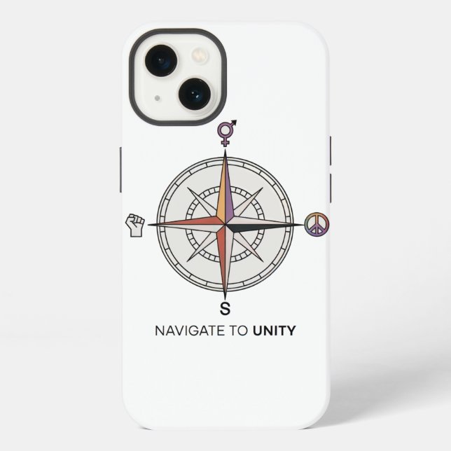Navega a la funda para iPhone Unity Compass (Reverso )