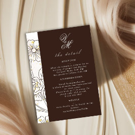 Navegación En Tarjeta De Detalle Del Boda De Amor