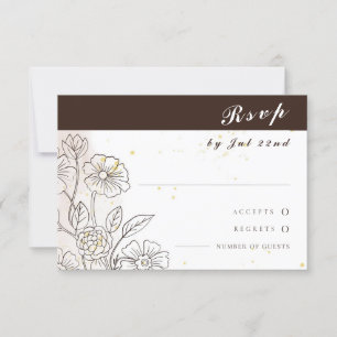 Navegación en tarjetas RSVP de la boda de amor