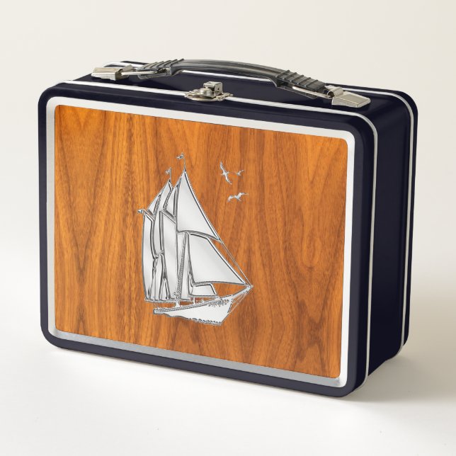 Navegación en velero por el Teak Veneer (Anverso)