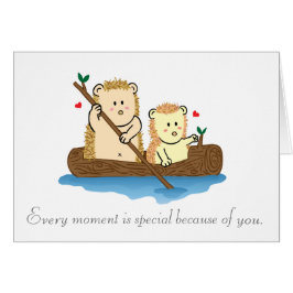 Navegación linda de los pares del erizo en el