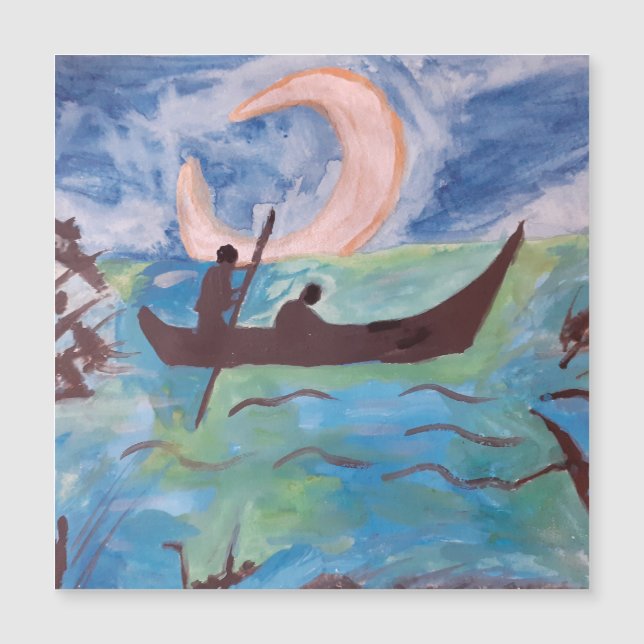 Navegación Por La Tarjeta Magnética De La Luna (Anverso)