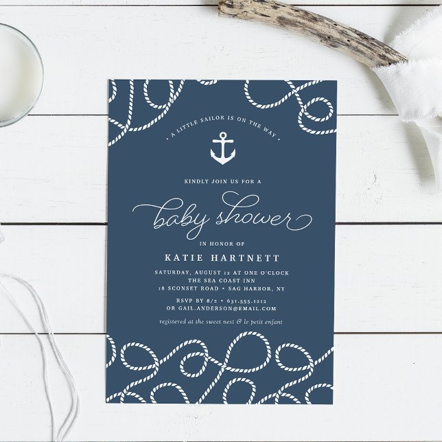Navegación suave | Invitación de Baby Shower (Subido por el creador)