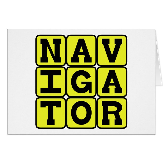 Navegante, Maestro Cartógrafo (Anverso (Horizontal))