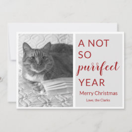 Navidad 2020 no tan perfecto año divertido gato/ma