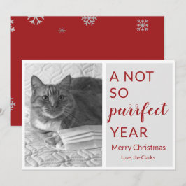 Navidad 2020 no tan perfecto año divertido gato/ma