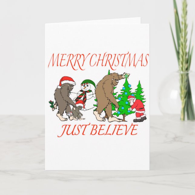 Navidad 2 de la familia de Bigfoot (Anverso)