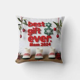 Navidad a doble cara en julio de almohada