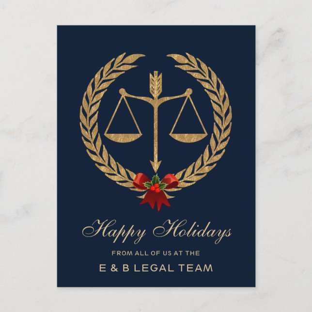 Navidad Abogado Simple (Anverso)