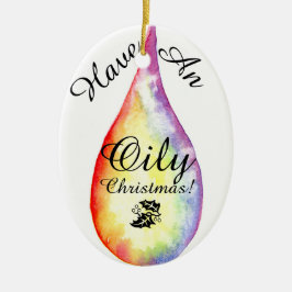 ¡Navidad aceitoso! Ornamento