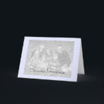 Navidad adaptable/foto de Jánuca - modificada para<br><div class="desc">Tarjeta de Navidad adaptable que usted puede añadir su propia foto a. Usted puede también añadir su propio texto.</div>