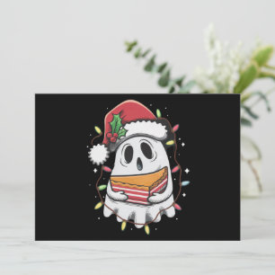 Navidad Adorable Fantasma Santa Fiesta Xmas Vacaci