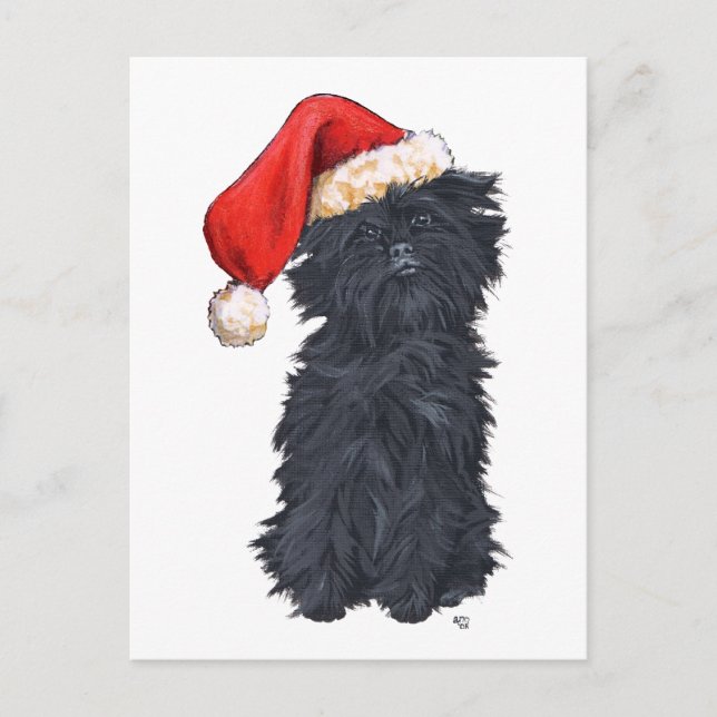 Navidad Affenpinscher (Anverso)