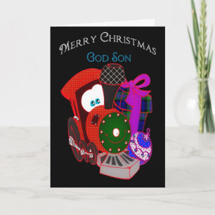 Navidad - ahijado - tren y regalos