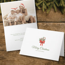 Navidad alegre arco de caramelo vintage simple