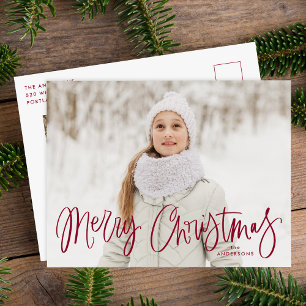 Navidad alegre con guión de arándano 2 Foto