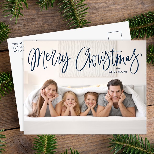 Navidad alegre con letra de escritura naval 2 Foto (Subido por el creador)