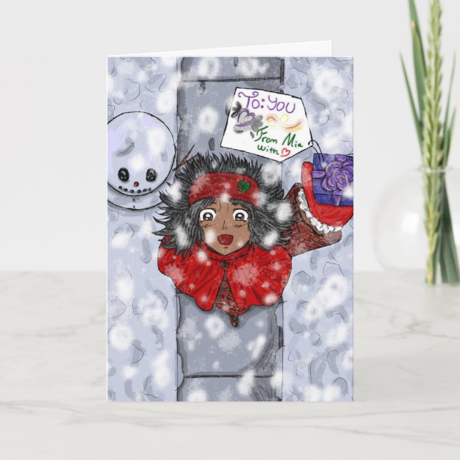 Navidad alegre del acebo (Anverso)