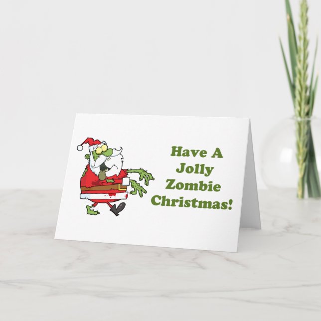 Navidad alegre del zombi (Anverso)