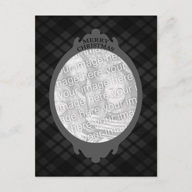 Navidad alegre (marco plateado) (Anverso)