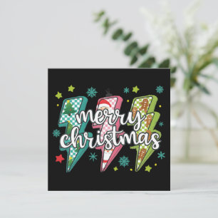 Navidad Alegre Preppy Coquette Relámpago Navidad