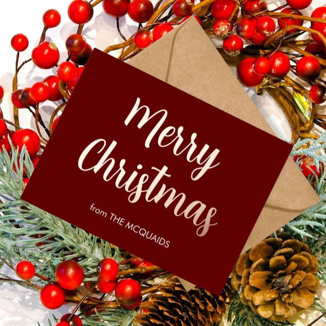 Navidad Alegre Rosa Dorado Borgoña Festiva (Subido por el creador)