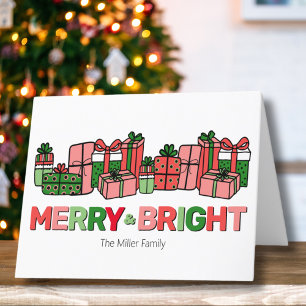 Navidad Alegre y Brillante Colorida